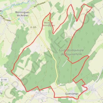 Le héricat - Quercamps GPS track, route, trail