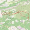 De Chibron à Riboux et au Grand Vallon, sur le versant sud de la Sainte-Baume GPS track, route, trail