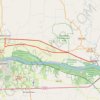 Section of Katy Trail GPS track, route, trail