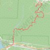 Orford, QC, sentier du ruisseau des chènes GPS track, route, trail