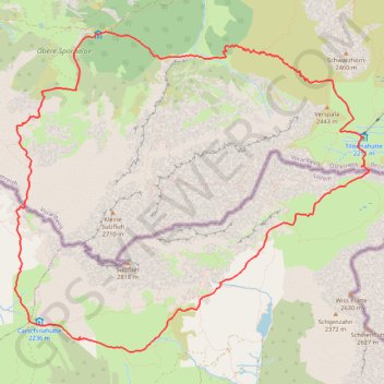 Ratikon 3 GPS track, route, trail