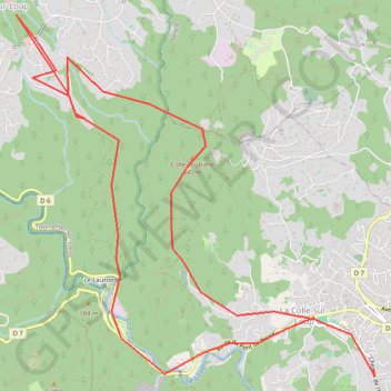 Montfort-tourette boucle GPS track, route, trail