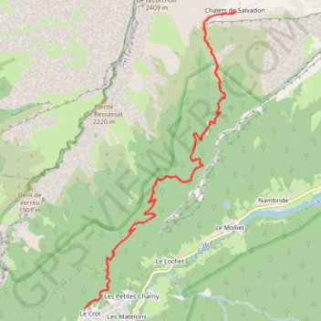 Chalets de Salvadon - Haut-Giffre GPS track, route, trail