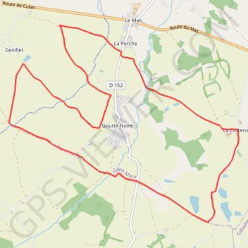 Circuit de la Goutte Noire GPS track, route, trail
