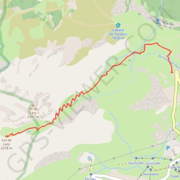 Col de Lary GPS track, route, trail