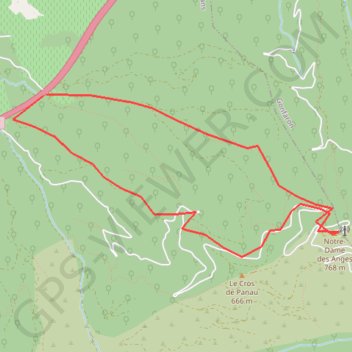Pignans - Notre-Dame des Anges GPS track, route, trail