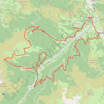 VTT Lesponne-1555656 GPS track, route, trail