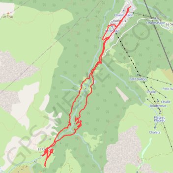 Valfrejus GPS track, route, trail