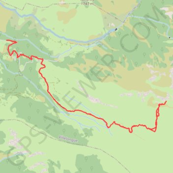 Le pic des Gahus par la cabane des Sarris GPS track, route, trail
