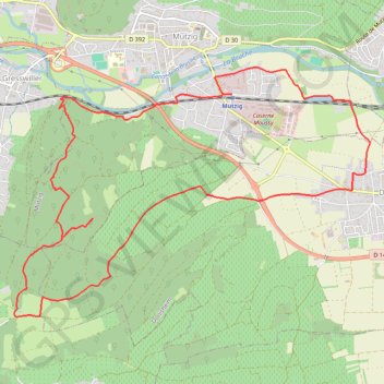 Les chapelles de Mutzig GPS track, route, trail