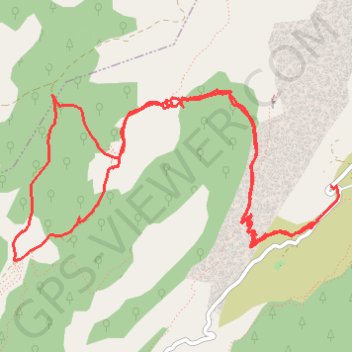 Massif de la Séranne - Pégairolles de Buèges - mas Neuf - menhir de Larret GPS track, route, trail