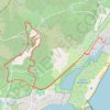 Gruissan - Piste les Caunes GPS track, route, trail