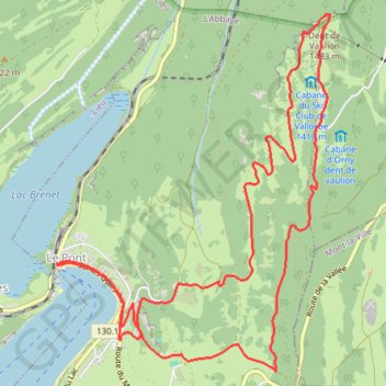 Dent de Vaulion_instance101203 GPS track, route, trail