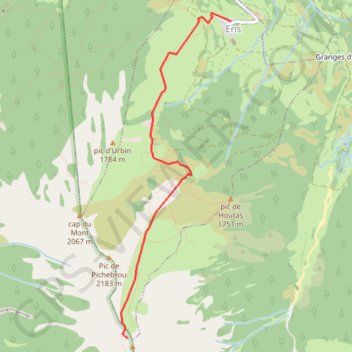 Cap de Laubère GPS track, route, trail