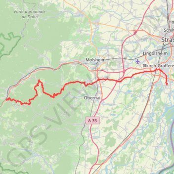 Rothau - Eschau GPS track, route, trail
