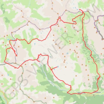 Circuit Thabor - Cerces GPS track, route, trail