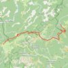 Grande Traversée de l'Hérault - itinéraire Nord - de Servies à Fagairolles GPS track, route, trail