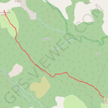 Mont Autcellier GPS track, route, trail