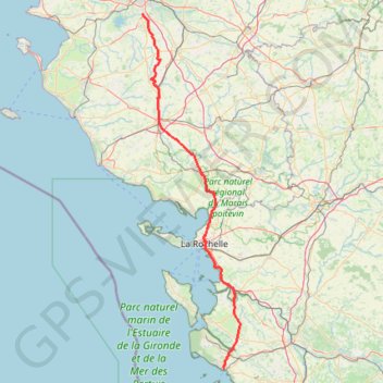 Nantes Royan GPS track, route, trail