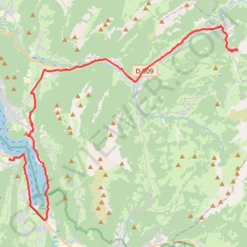 6-5008-ski maison GPS track, route, trail