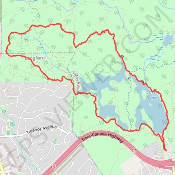 Upper Thetis Lake Loop GPS track, route, trail