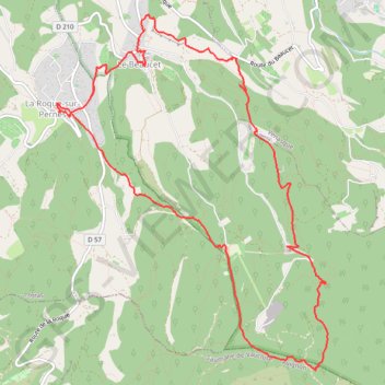La Viale Montbrison GPS track, route, trail