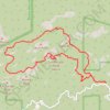Sandstone Peak Loop via Inspiration Point GPS track, route, trail