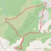 Nans Source de l'Huveaune Grotte GPS track, route, trail
