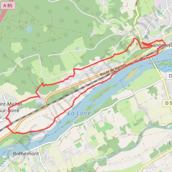 Boucle Loire GPS track, route, trail