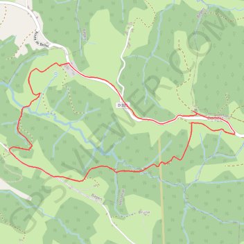 Sentier de Bergès GPS track, route, trail