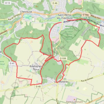Saint-Rémy-les-Chevreuse - Virades de l'Espoir GPS track, route, trail