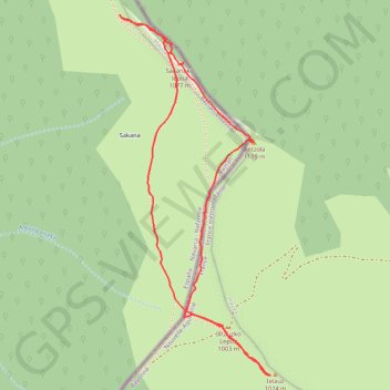 Antchola et sommet d'Ixtauz GPS track, route, trail