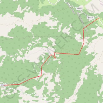 B3. Plateau d’Aït Ikkem GPS track, route, trail