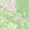 Les collines de LONS GPS track, route, trail
