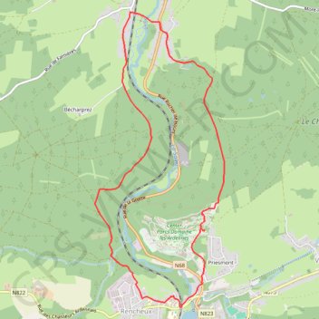 20200801 Vielsalm petit Halleux Vielsalm GPS track, route, trail