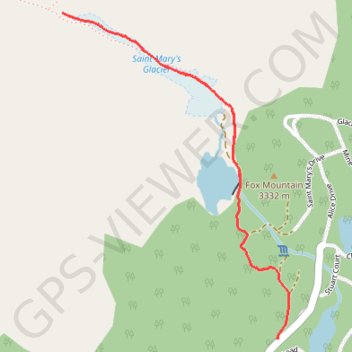 Saint Mary's Glacier GPS track, route, trail