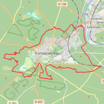 39. Franchard GPS track, route, trail