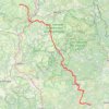 GR60 Du Signal de Mailhebiau (Lozère-Aveyron) à St Mathieu-de-Tréviers (Hérault) GPS track, route, trail