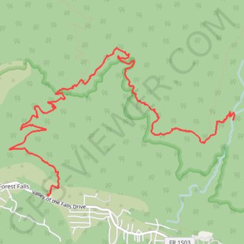 Dobbs Cabin GPS track, route, trail