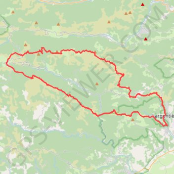 Tour du Tanargue (Ardèche) GPS track, route, trail
