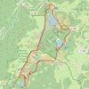 Tour des lacs (blanc, noir, vert, forlet) GPS track, route, trail