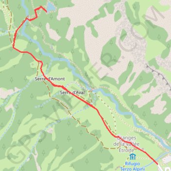 Le Lac Vert GPS track, route, trail