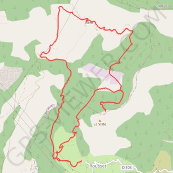 Circuit de Trente Pas - la Viste GPS track, route, trail