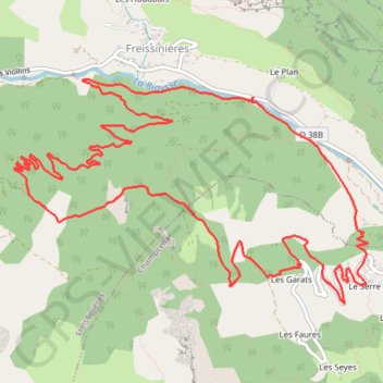 Le Col des Combes GPS track, route, trail