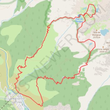 Chemin de l'Energie GPS track, route, trail