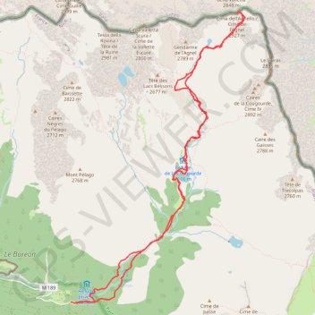 Cime Agnel GPS track, route, trail