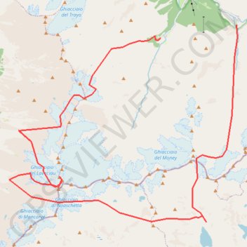Tour anti-horraire du Grand Paradis de Valnonyey à Lillaz GPS track, route, trail