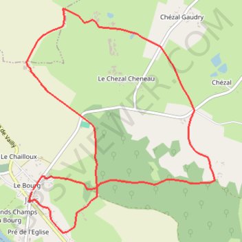 Les Bocages d'en Haut GPS track, route, trail
