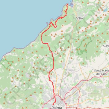 SES ILLES 2015 (ETAPA 5 - MALLORCA): PORT DE SÓLLER - PALMA ... GPS track, route, trail