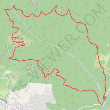 Bonnet du Capelan GPS track, route, trail